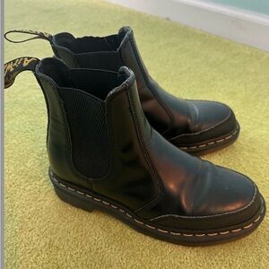 Black Leather Dr. Martens is Boots
